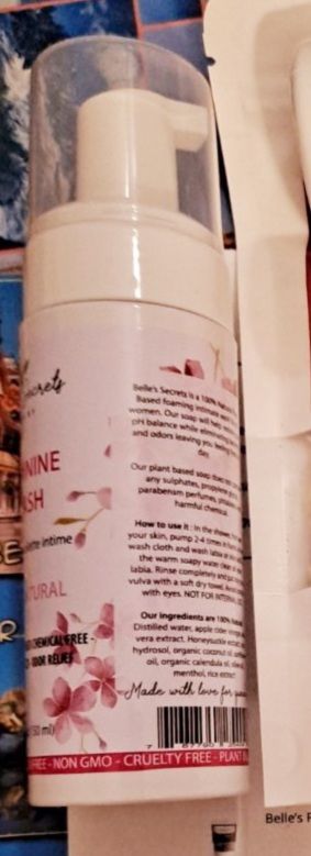 Customer photo review of Belle's Natural Yoni Wash