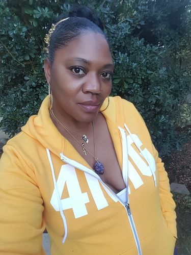 Customer photo review of Little Ankh Gold Necklace