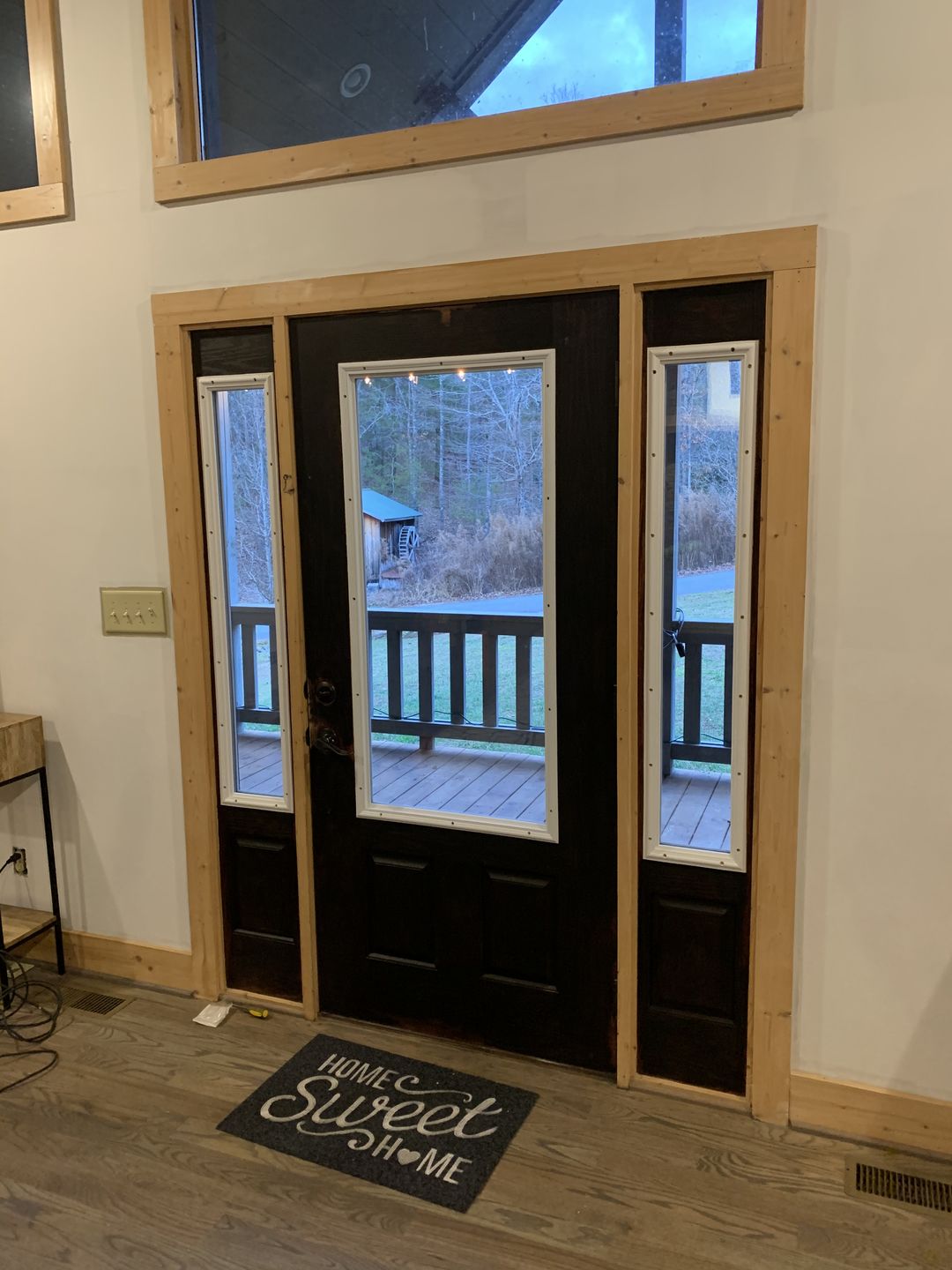 Customer photo review of Clear 1 Lite Glass and Frame Kit (3/4 Lite 22" x 48" Glass Size)