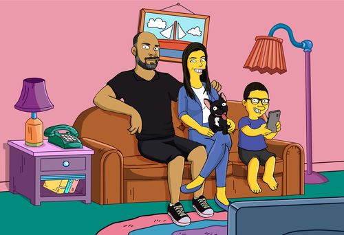 Customer photo review of RETRATO EM ARQUIVO DIGITAL FAMILIA AMARELA