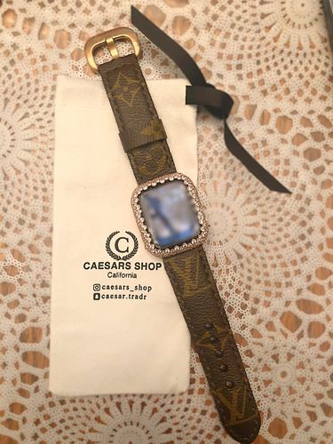 Customer photo review of Upcycled New Edition apple watch band
