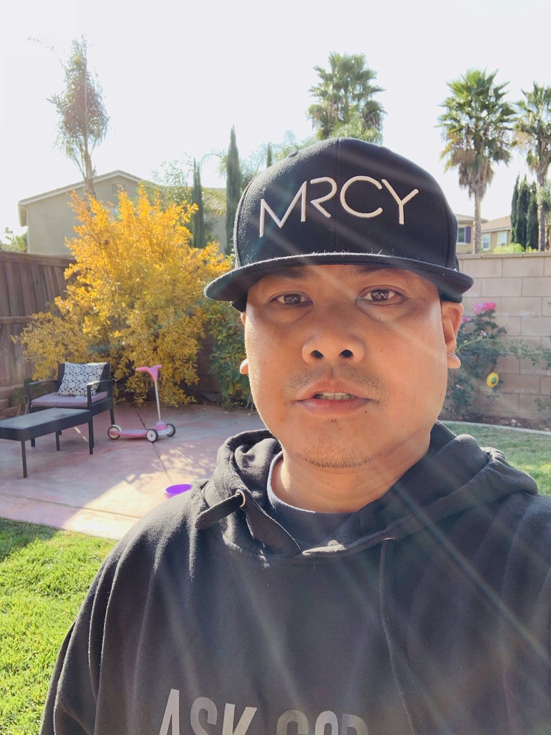 Customer photo review of MRCY - Black Snapback