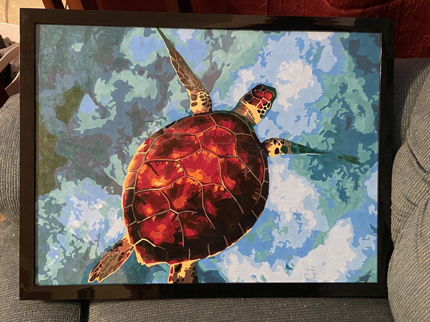 Customer photo review of FREE Paint By Numbers Kit