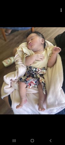 Customer photo review of Angelina Ribbed Floral Set