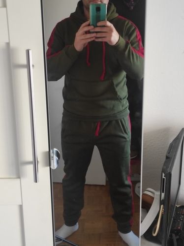 Customer photo review of Two Pieces Sets Tracksuit
