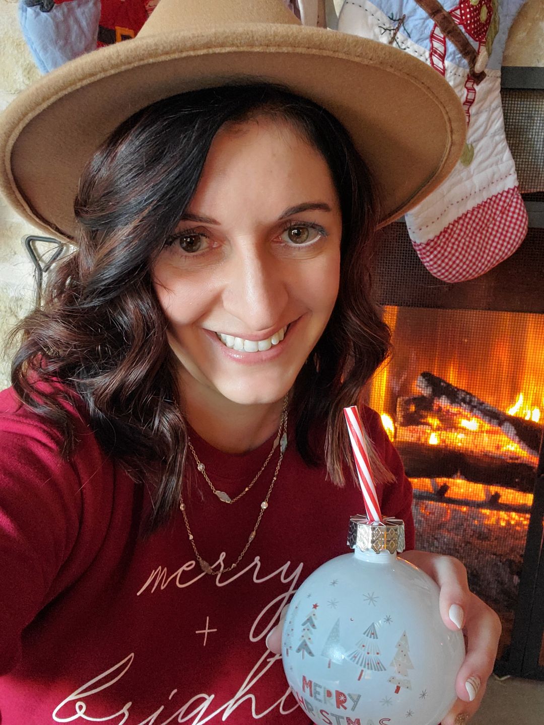 Customer photo review of Merry And Bright White Script