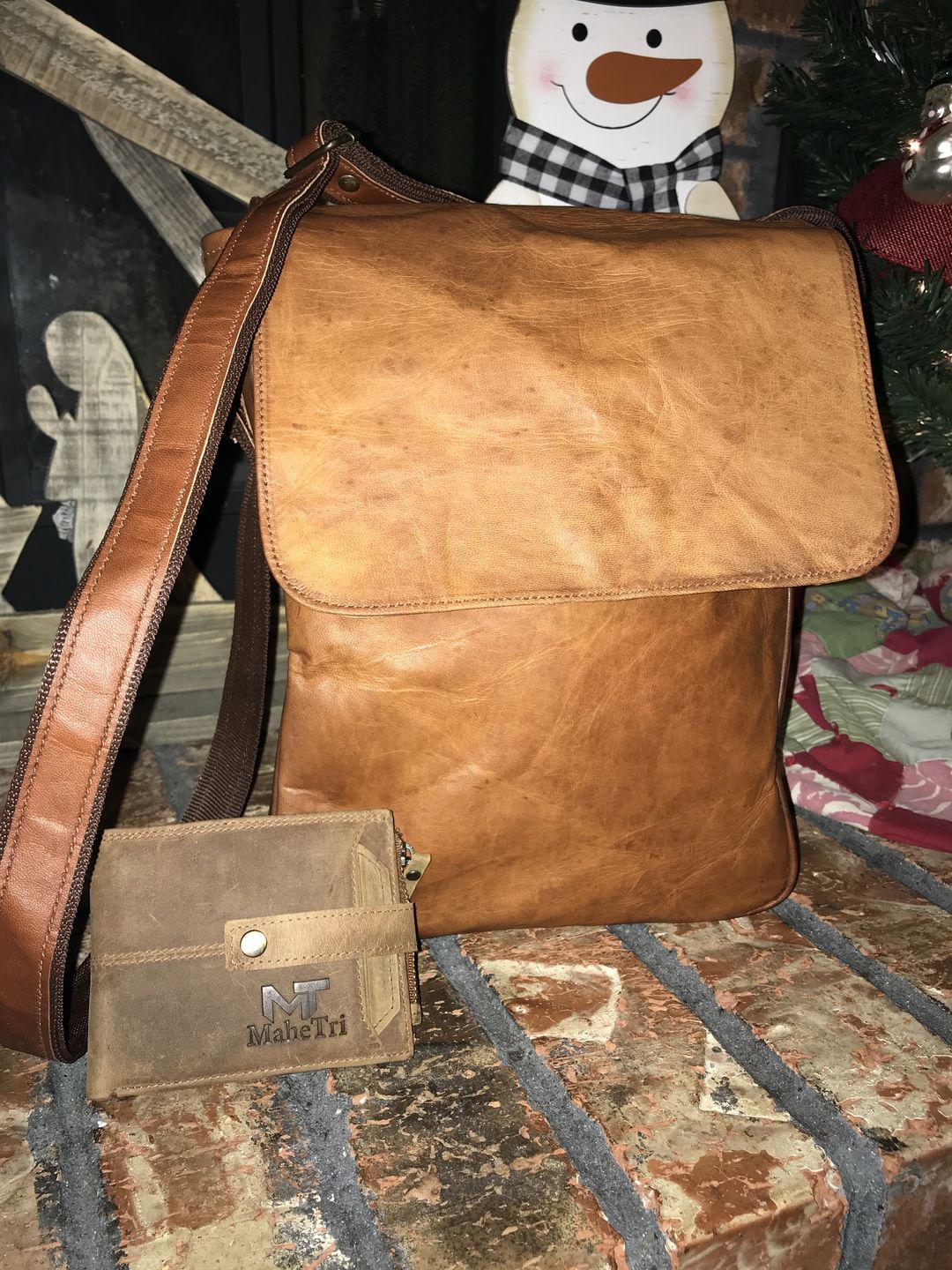 Customer photo review of Women's Crossbody Style Leather Shoulder Purse