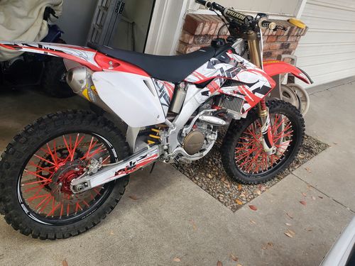 Customer photo review of Honda CRF 250R Graphics