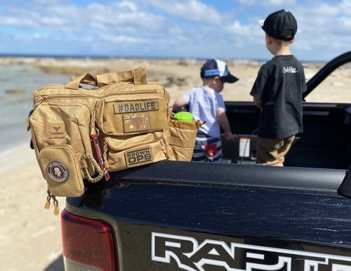 Customer photo review of Tacpac 'Recon 2.0' Desert Storm Nappy Bag Set