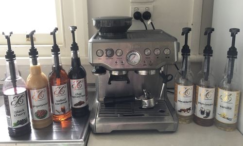Customer photo review of Black Cherry Coffee Syrup