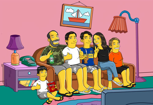 Customer photo review of RETRATO EM ARQUIVO DIGITAL FAMILIA AMARELA