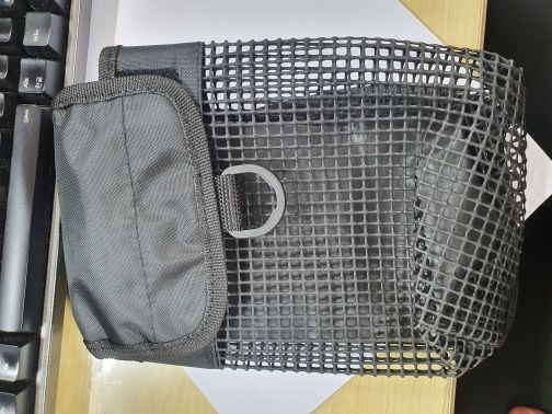 Customer photo review of Scuba Diving Meshbag Pouch Holder