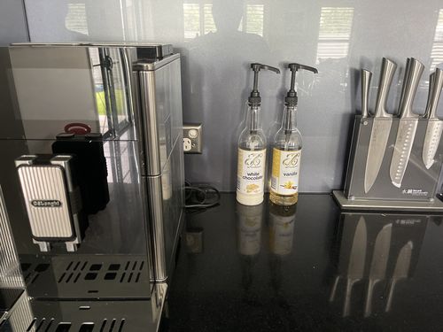 Customer photo review of Vanilla Coffee Syrup