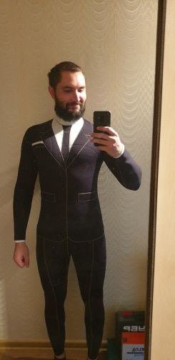 Customer photo review of 3mm Neoprene Wetsuit: Diving Suit