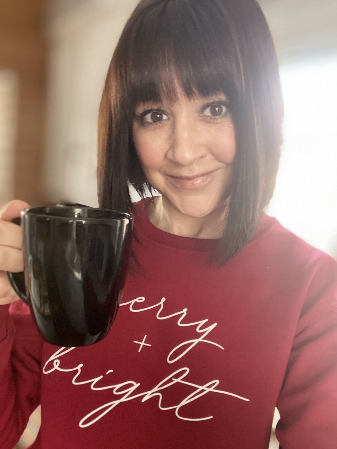 Customer photo review of Merry And Bright White Script