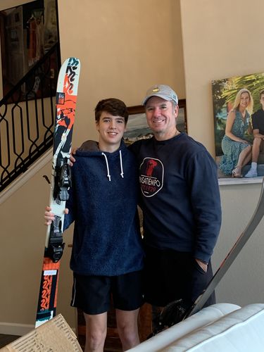 Customer photo review of K2 Press Skis + Marker Bindings - 2021 - Men's
