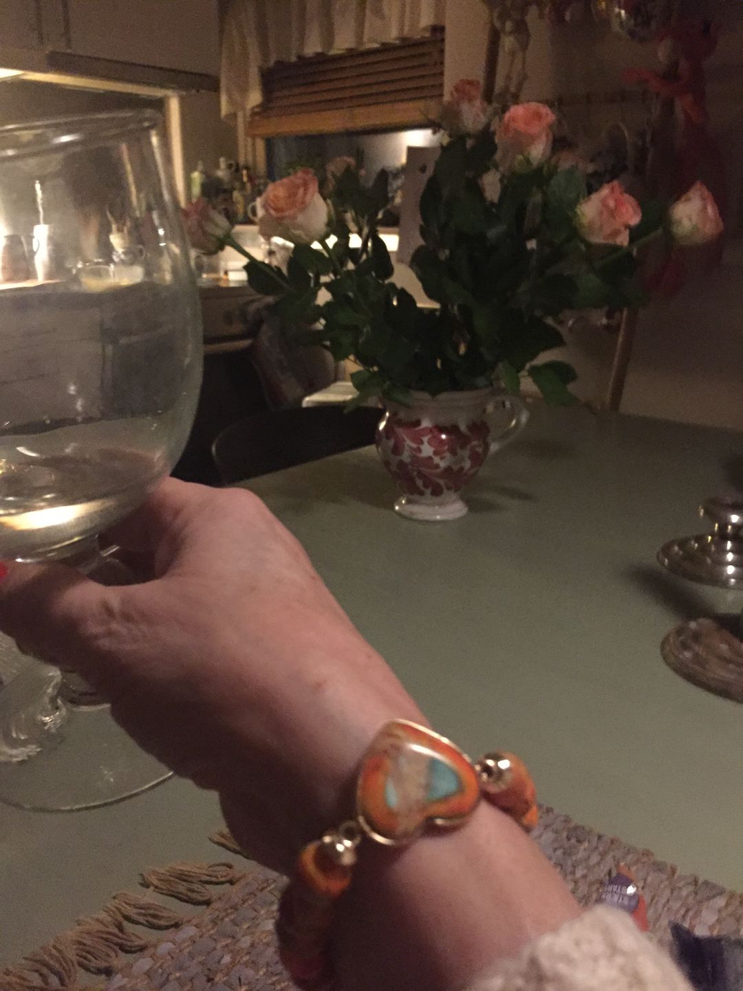 Customer photo review of Love of Fire Healing Bracelet