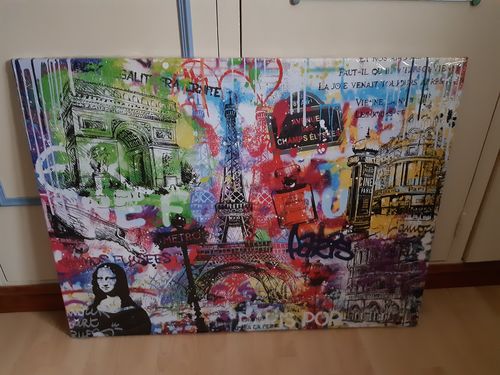 Customer photo review of Tableau Pop Art Paris