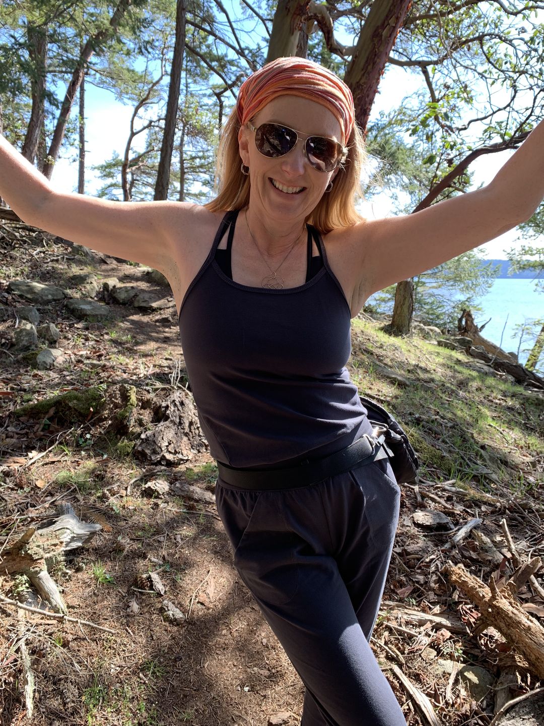 Customer photo review of Long Yoga Jumpsuit