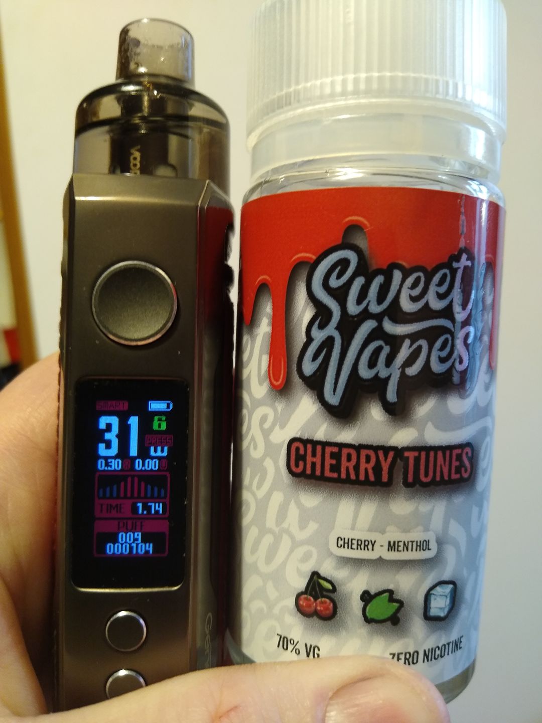 Customer photo review of Cherry Tunes