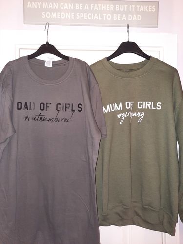 Customer photo review of Dad Of Girls Outnumbered T-Shirt (MRK X)