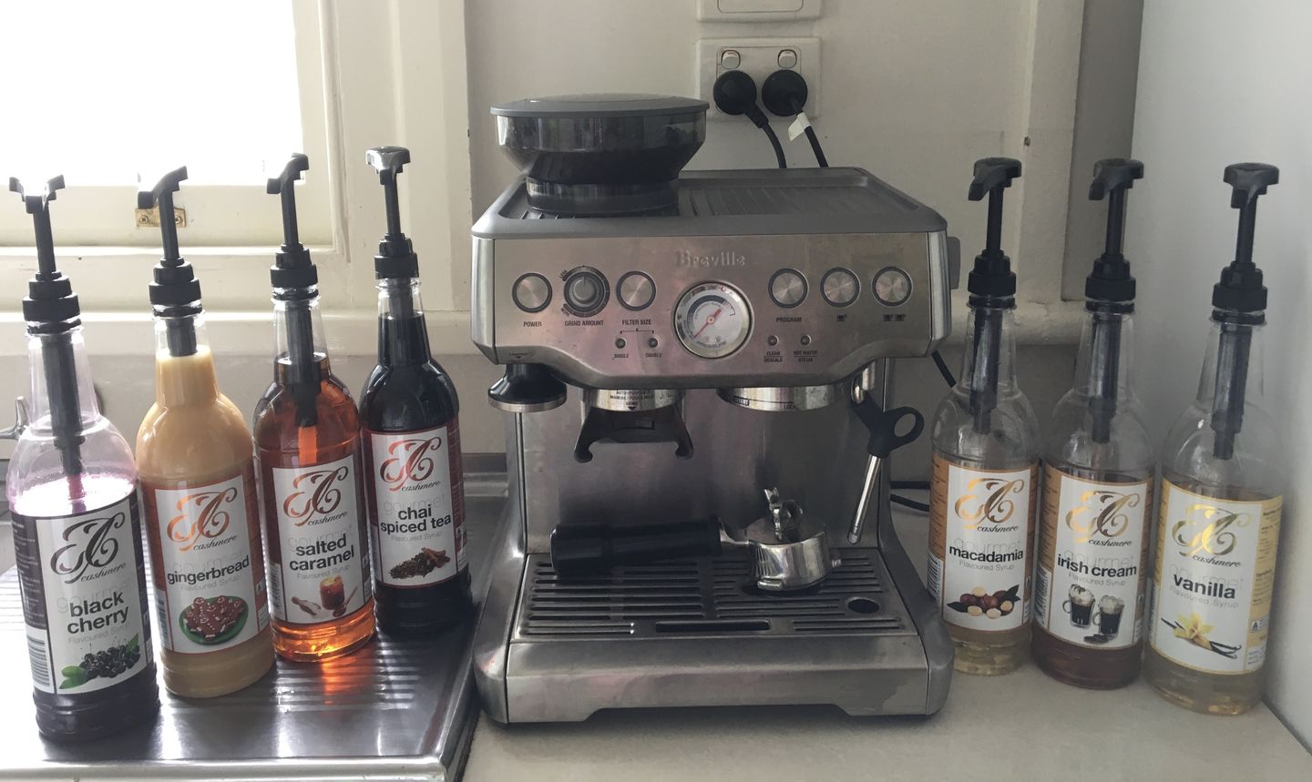 Customer photo review of Gingerbread Coffee Syrup