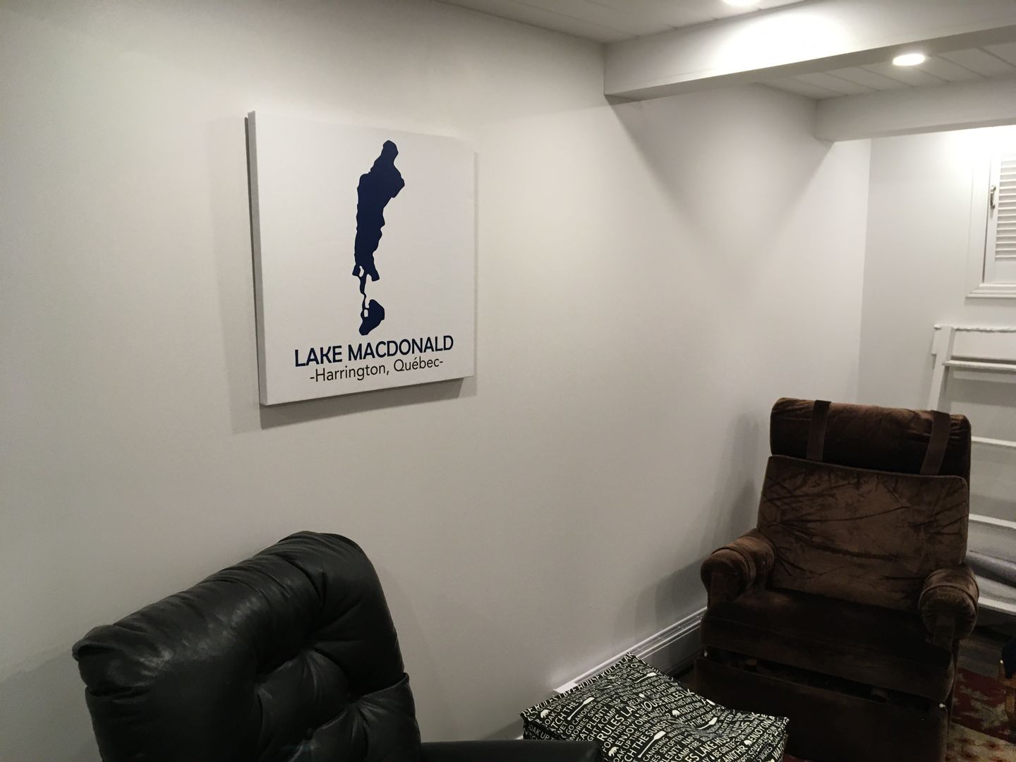 Customer photo review of Custom Lake Square Canvas