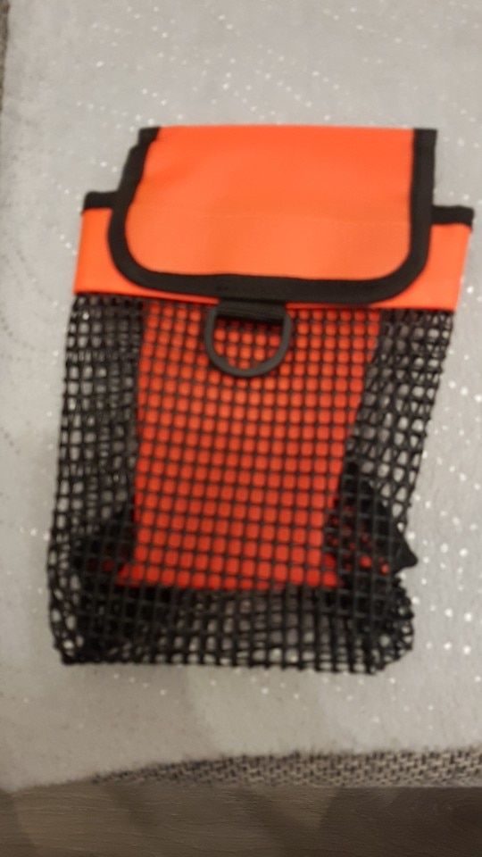 Customer photo review of Scuba Diving Meshbag Pouch Holder