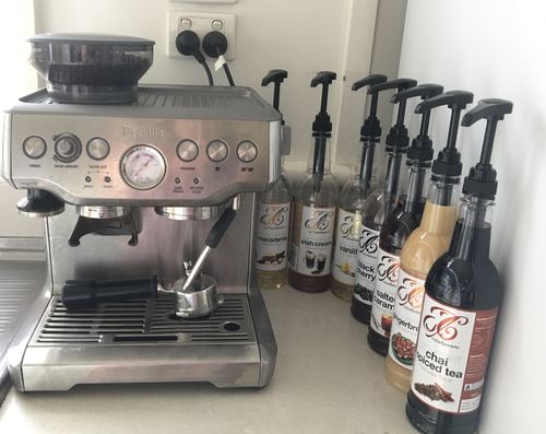 Customer photo review of Irish Cream Coffee Syrup