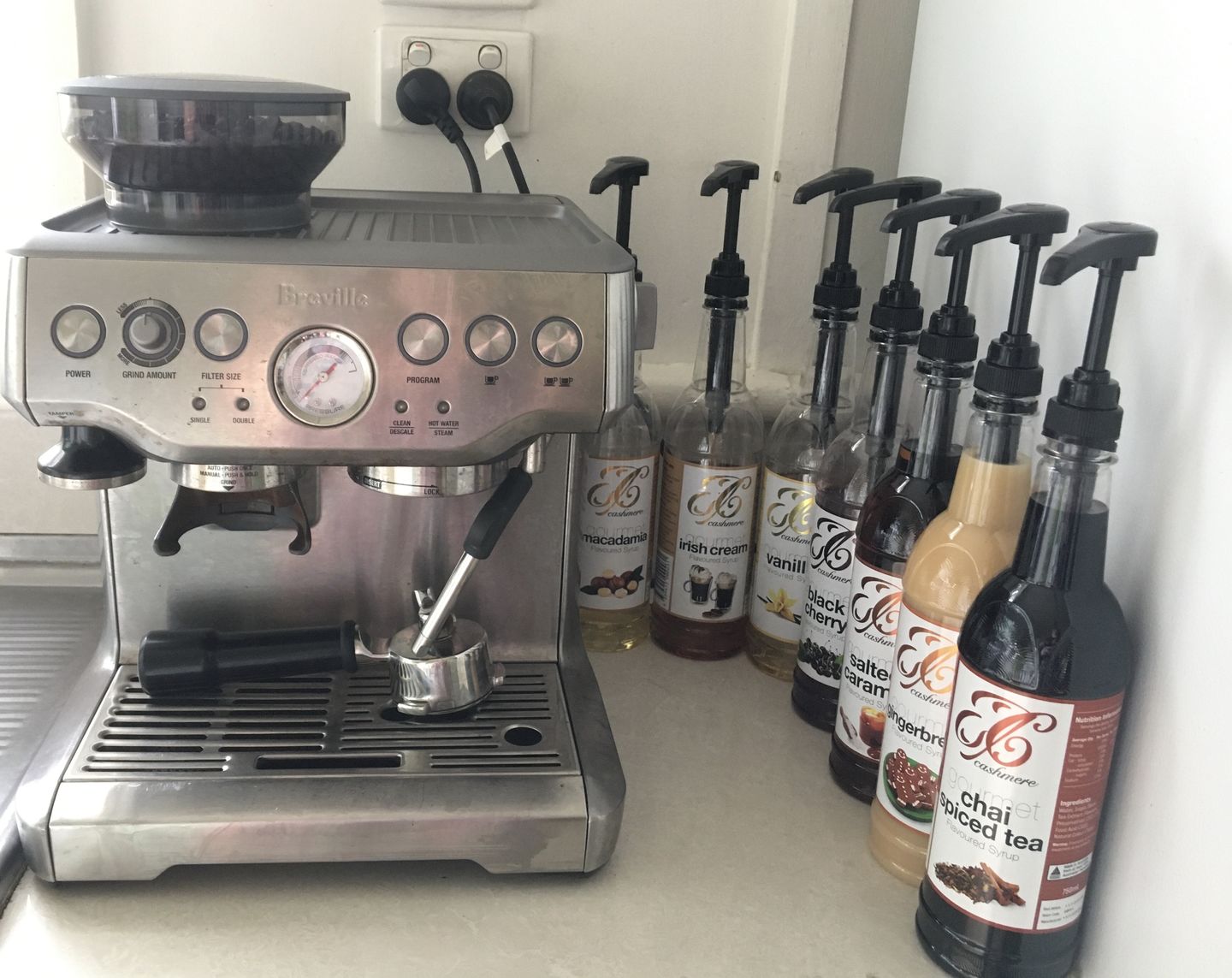 Customer photo review of Irish Cream Coffee Syrup
