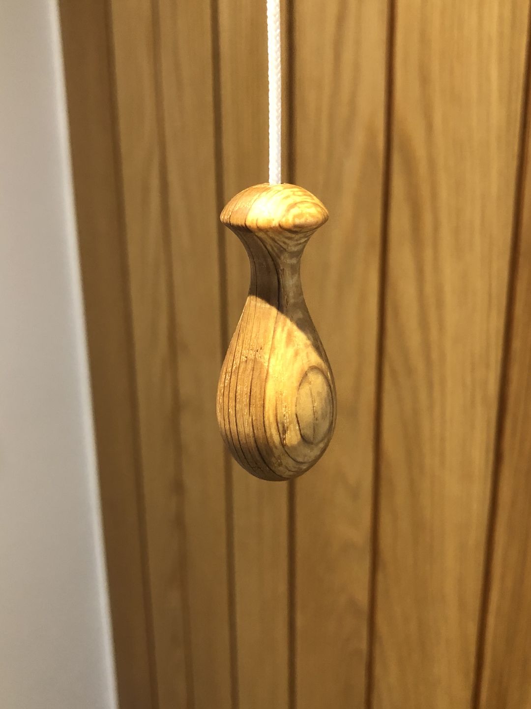 Customer photo review of Oak Light Pull