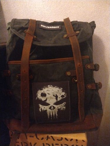 Customer photo review of Rucksack Schwarzblau (🌲) (Vorbesteller)