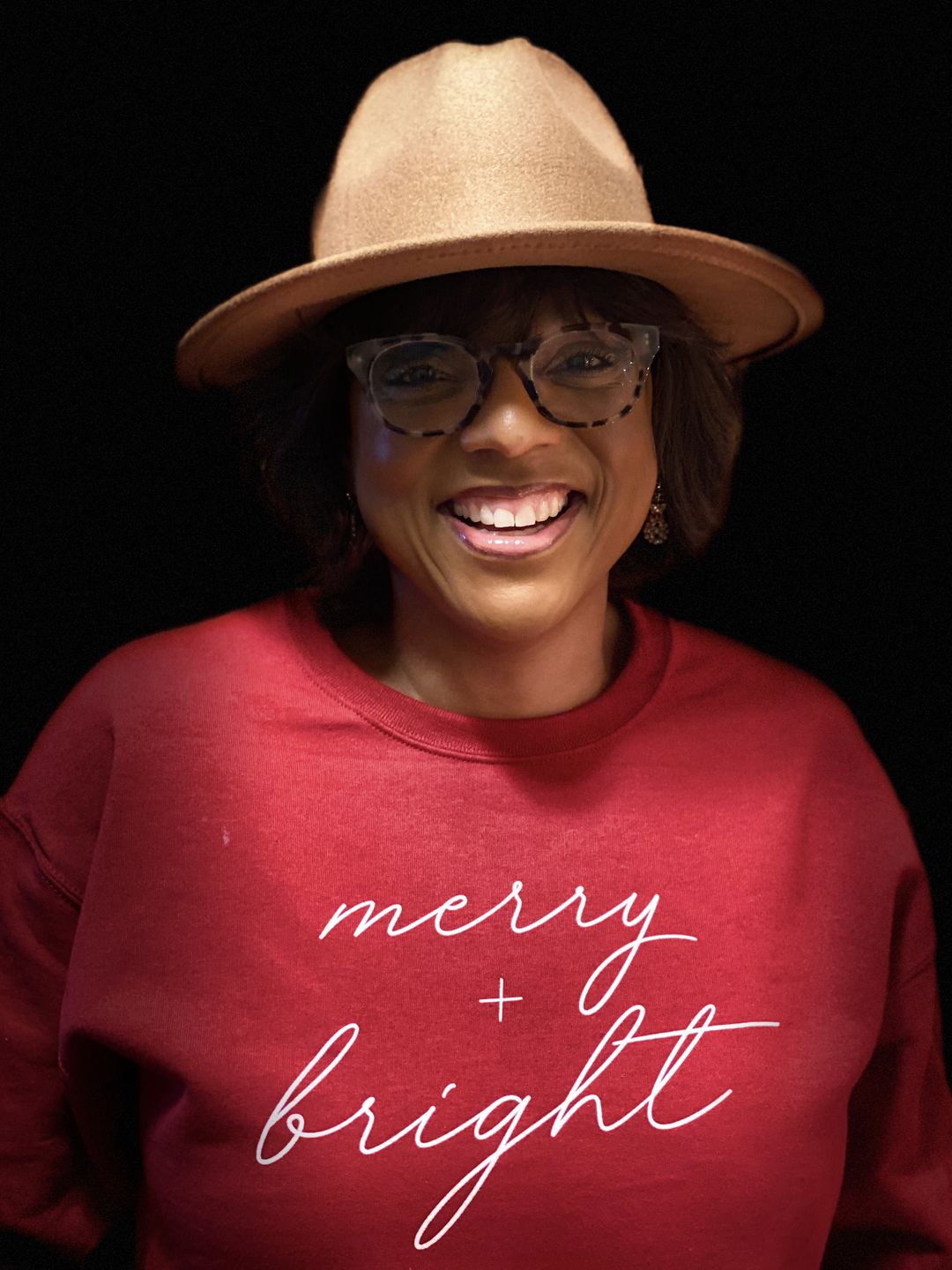 Customer photo review of Merry And Bright White Script
