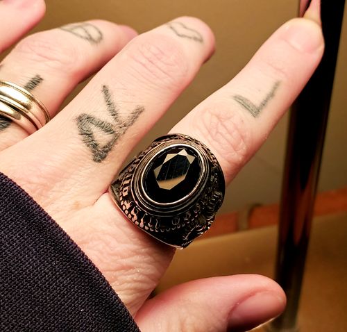 Customer photo review of TOTEM GEMSTONE RING