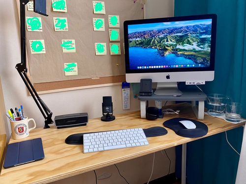 Customer photo review of Escritorio blanco MIMA 120 x 50 Homeoffice