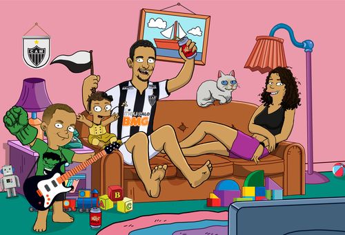 Customer photo review of RETRATO EM ARQUIVO DIGITAL FAMILIA AMARELA