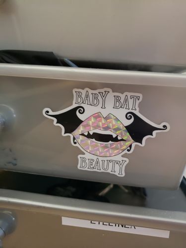 Customer photo review of Chunky Holographic Sticker