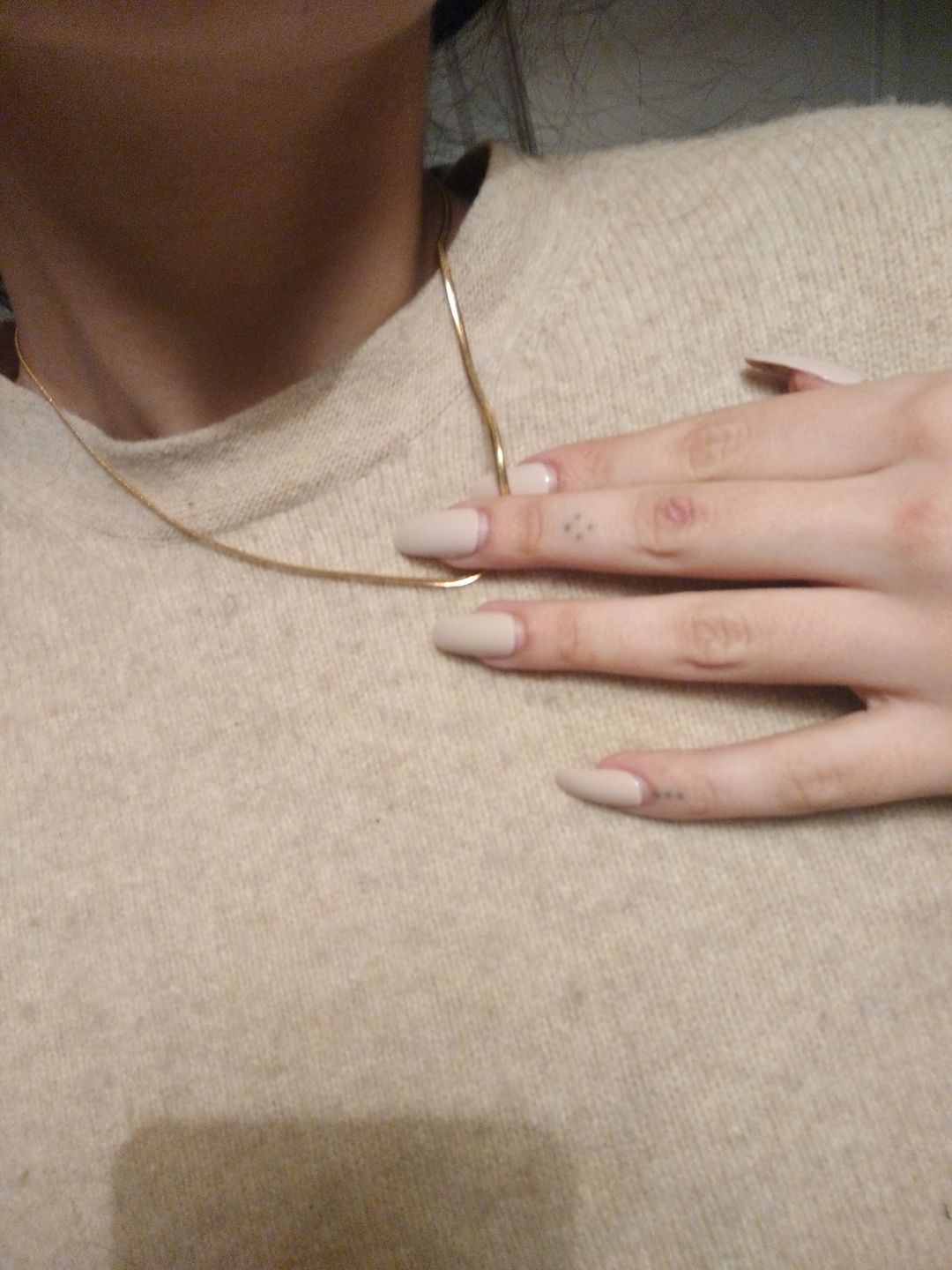 Customer photo review of Manasa necklace (length selection)