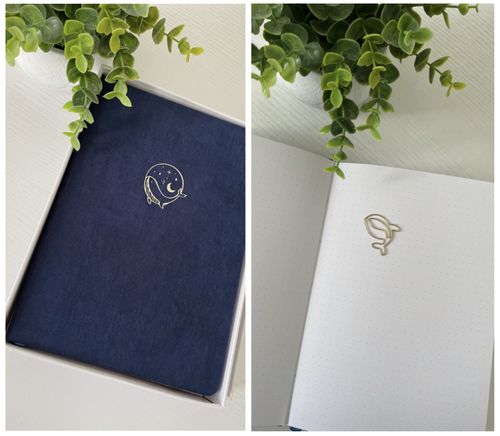 Customer photo review of Tsuki 'Gentle Giant' Limited Edition Bullet Journal ☾