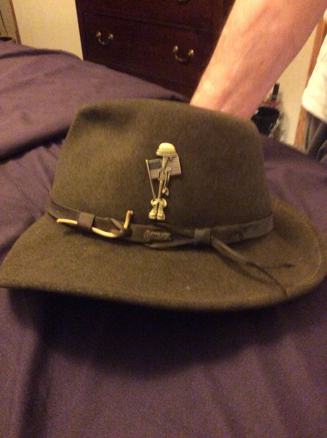 Customer photo review of Huey Helicopter Pin