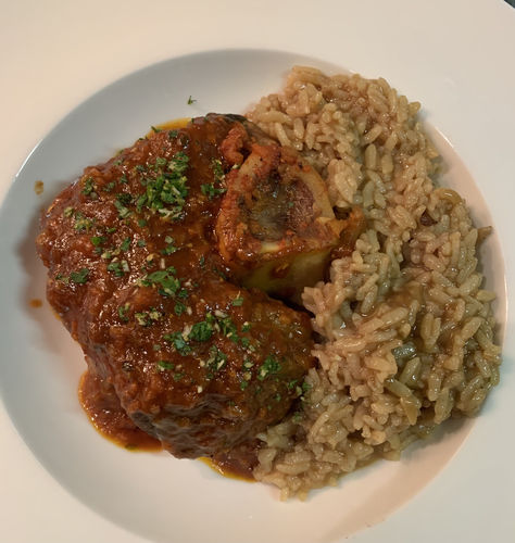 Customer photo review of Milk-Fed Veal Osso Buco, 16oz
