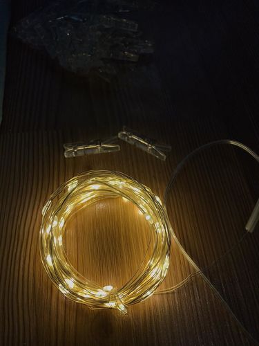 Customer photo review of Photo Clip String Lights (5M/10M)