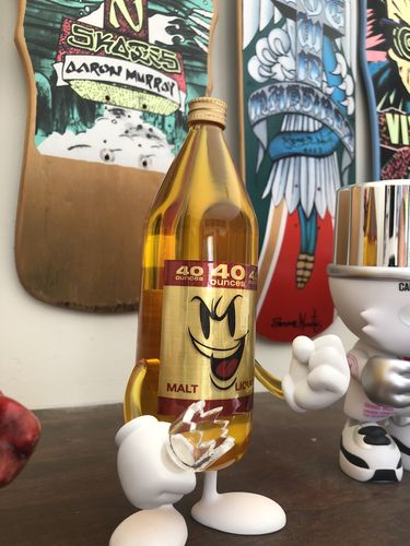 Customer photo review of Forty Joe 40oz Hood Goodz Resin Art Figure by Sket-One