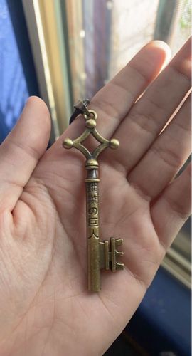 Customer photo review of Harajuku Style Eren's Key Necklace