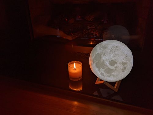 Customer photo review of The Original Moon Lamp™