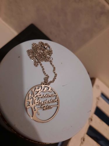 Customer photo review of Mon meilleur cadeau ©  : Collier Arbre de Vie Unisex Personnalisé