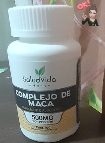 Customer photo review of Complejo de Maca (Negra, Roja y Amarilla) en cápsulas