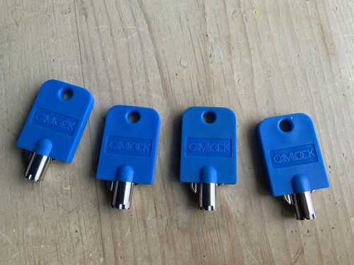 Customer photo review of Extra Cam-Lock Keys