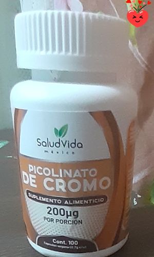 Customer photo review of Picolinato de cromo 200mcg y Espirulina