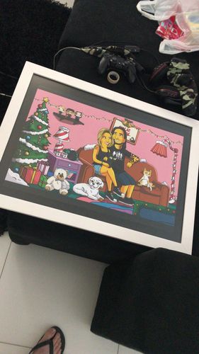 Customer photo review of RETRATO EM ARQUIVO DIGITAL FAMILIA AMARELA